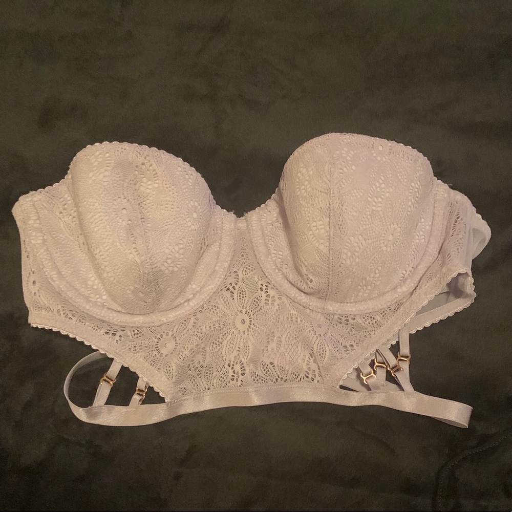 Victoria Secret Lilac Bustier Bra, 32C